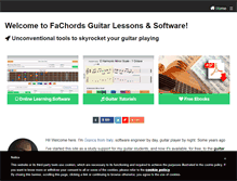 Tablet Screenshot of fachords.com